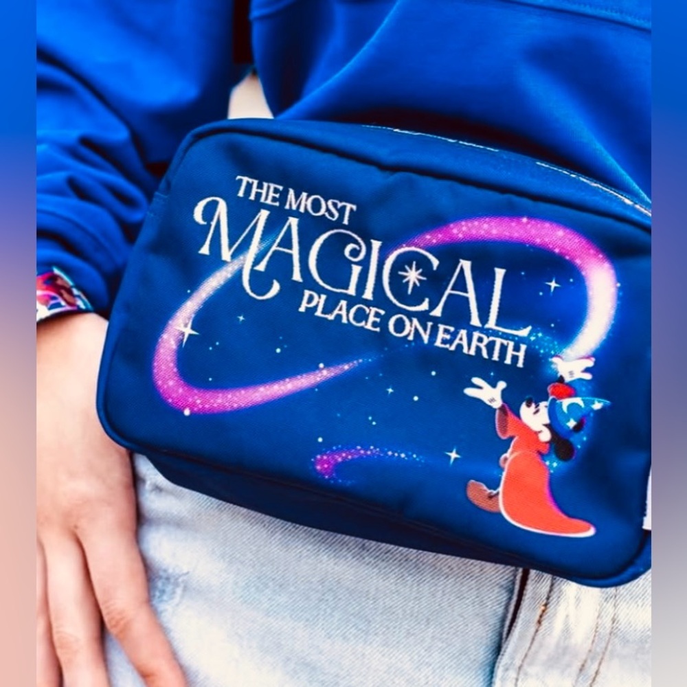 Disney Parks WDW Magical Place Sorcerer Mickey Fanny Pack Belt Bag 2025 NWT